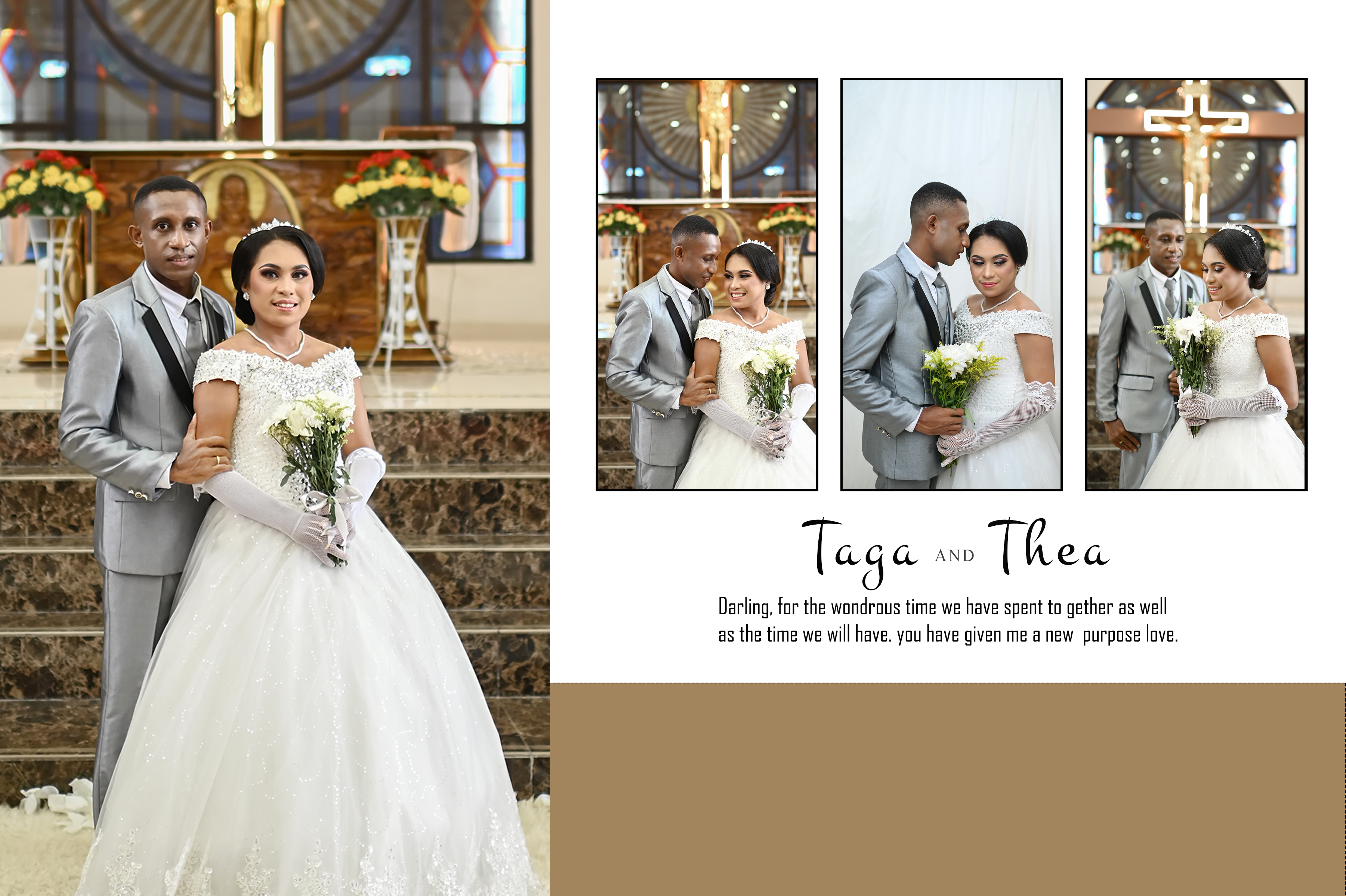 kolase foto model wedding
